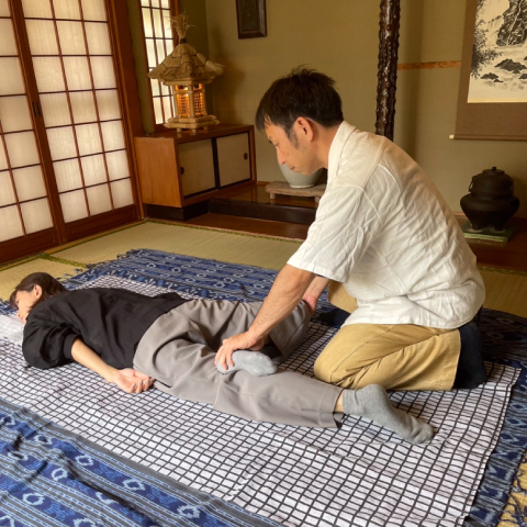 施術の様子